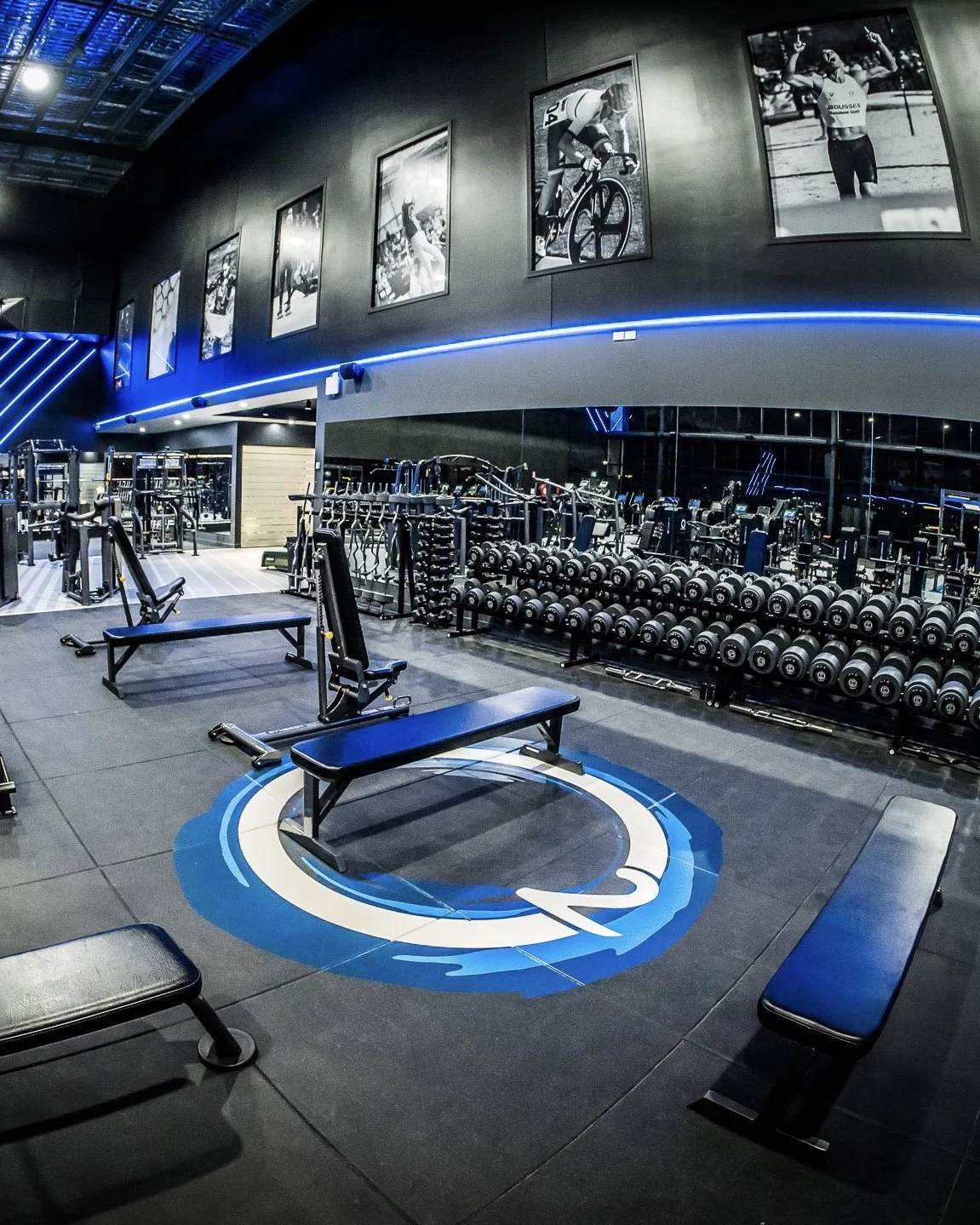 The O2 Performance gym floor